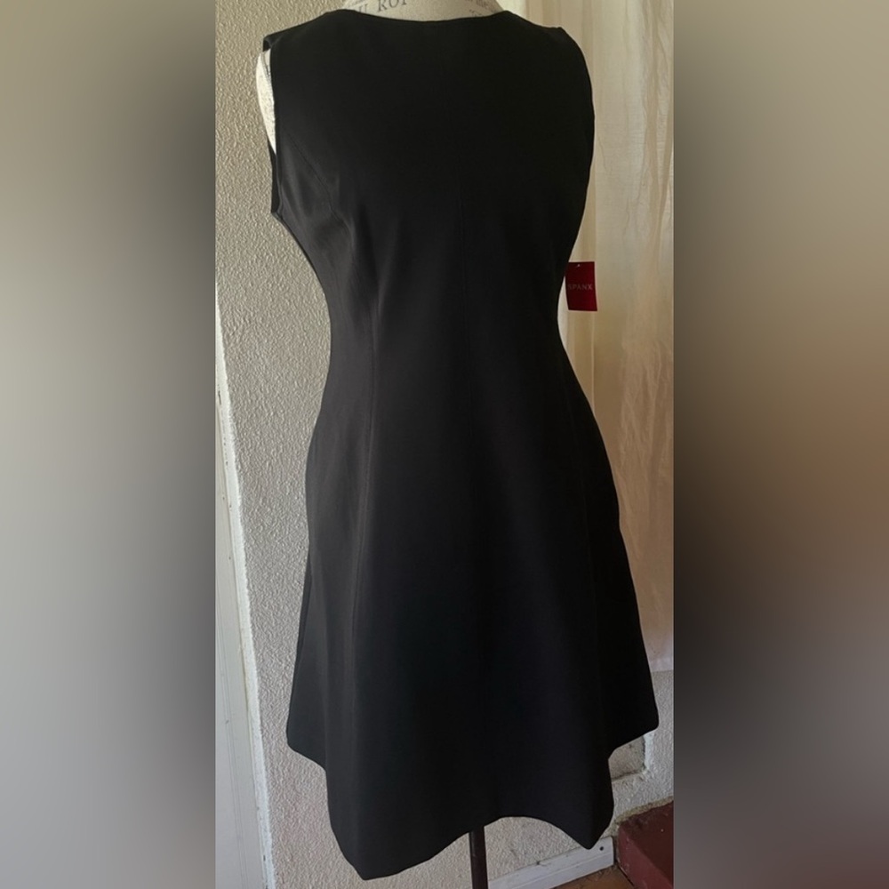 Spanx perfect fit Flare Black Dress Size Large
